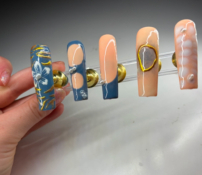 Full Design Press-On Nails - Completely Custom